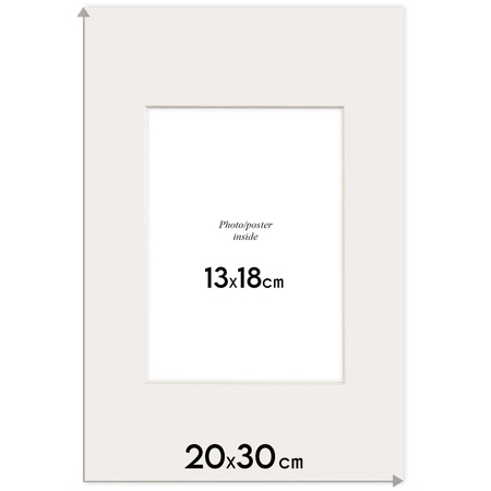 Passe partout 20x30 (13x18) ZIELONE MINT - LUCA Q5501