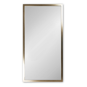 Lustro w brązowej  ramie wiszące LUCA LU-1620