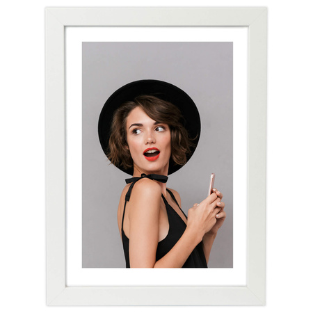 Ramka biała HEN 1 21x29,7 cm