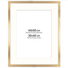 Ramka złota HEN PASS Z z passe-partout – rozmiar 40x50 cm (okienko 30x40 cm)