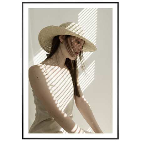 Ramka aluminiowa czarna ROYALL 70x100 cm