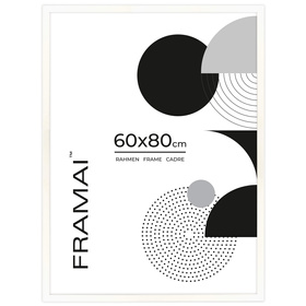 Ramka biała HEN 1 60x80 cm