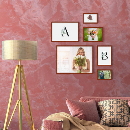 Zestaw naturalnych ramek na 6 zdjęć PRESTO 5 GF0010