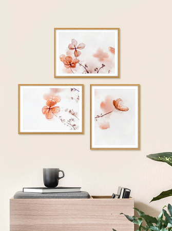 Zestaw naturanych ramek na 3 zdjęć PINIA 00 GF0013