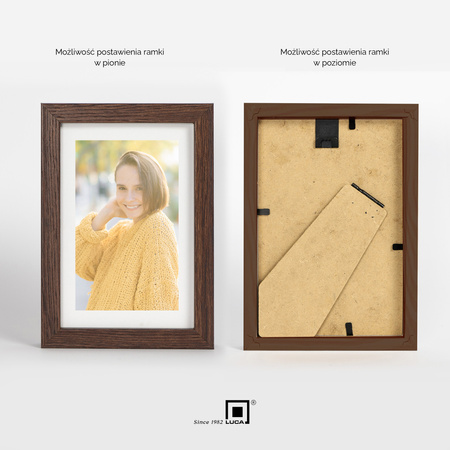 Pakiet 5 szt. brązowych ramek FDM 6 10x15 cm