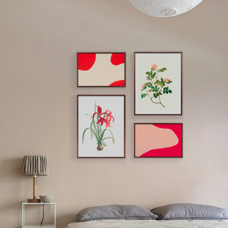 Zestaw brązowych ramek na 4 zdjęć PINIA 4 GF0003