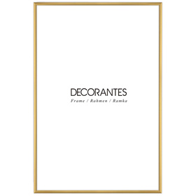 Ramka aluminiowa złota QAL 40x60 cm