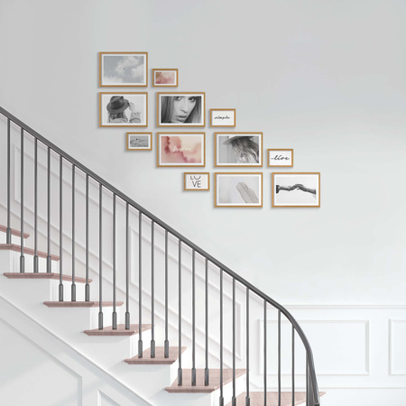 Zestaw naturanych ramek na 12 zdjęć PINIA 00 GF0032 L