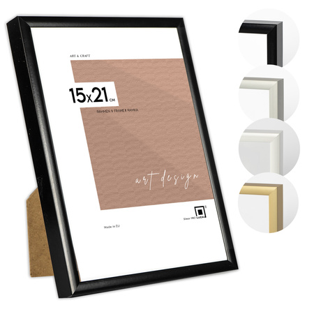 Ramka aluminiowa czarna ROYALL 15x21 cm