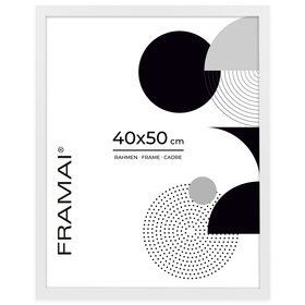 Ramka biała HEN 1 40x50 cm