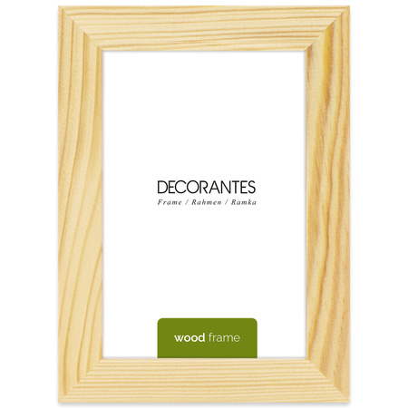 Pakiet ramek z drewna 5 szt. RAW 10x15 cm