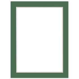 Passe partout 18x24 (15x21) ZIELONE MALACHITE - LUCA Q5506