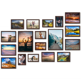 Zestaw brązowych ramek na 18 zdjęć PRESTO 44 GF0006