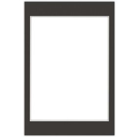 Passe partout 20x30 (18x24) CZARNE BLACK LUCA Q5801