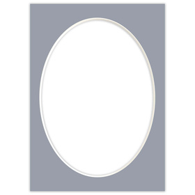 Passe partout 15x21 (13x18) OWAL- BŁĘKITNE SKY - LUCA Q5401