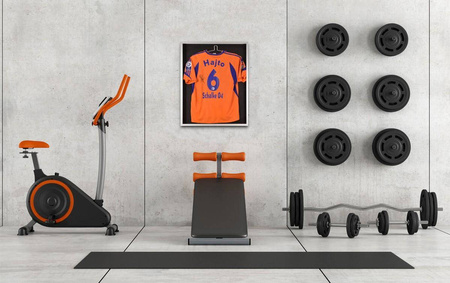 Frame Box I SILVER 70x90 cm aluminiowa ramka do oprawy koszulek sportowych