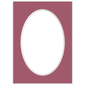 Passe partout 13x18 (10x15)  owal róż wenecki - Luca Q5704