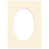 Passe partout 15x21 (10x15) OWAL BEŻOWE BISQUIT - LUCA Q5203