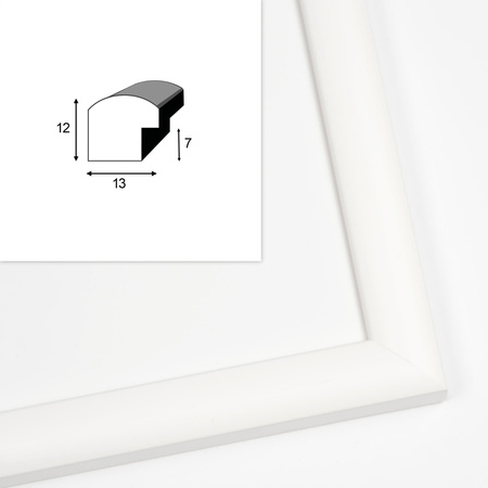 Zestaw białych ramek na 4 zdjęć HIT 01 GF0003