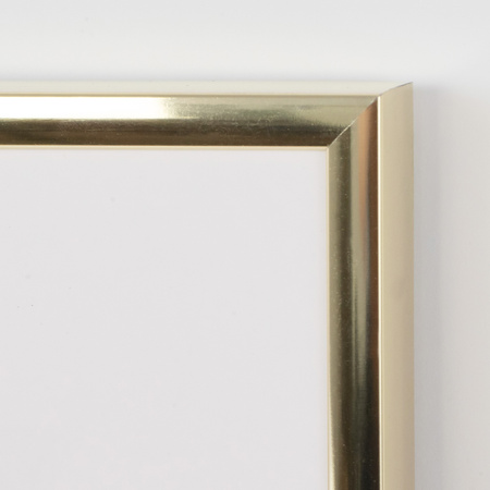 Ramka aluminiowa złota błyszcząca QALB 40x60 cm