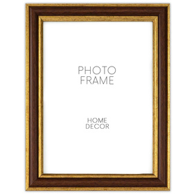 Ramka brązowa ze zdobieniem MIX T 33 13x18 cm