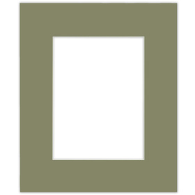 Passe partout 50x60 (30x40) ZIELONE EVERGREEN - LUCA Q5504