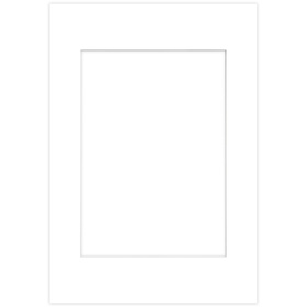 Passe partout 70x100 (50x70) - BIAŁY SUPER WHITE LUCA Q5101