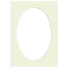 Passe partout 13x18 (10x15) OWAL ZIELONE MINT - LUCA Q5501