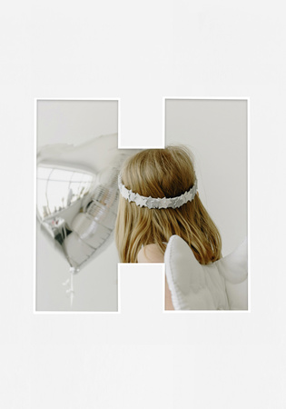 Passe Partout okienko w kształcie LITERKI "H"