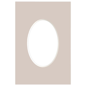 Passe partout 10x15 (6x9) OWAL BEŻOWE DUNE - LUCA Q5206