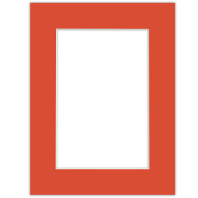 Passe partout 30x40 (21x30) CZERWONY - LIGHT RED - LUCA Q5702