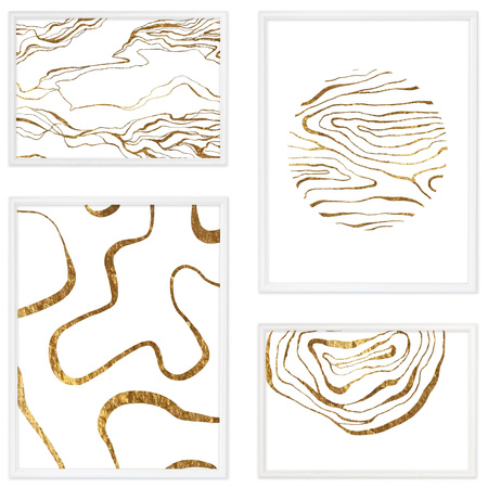 Zestaw białych ramek na 4 zdjęć PRESTO 1 GF0003