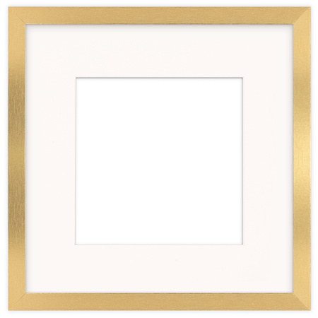 Ramka złota HEN PASS Z z passe-partout – rozmiar 30x30 cm (okienko 20x20 cm)