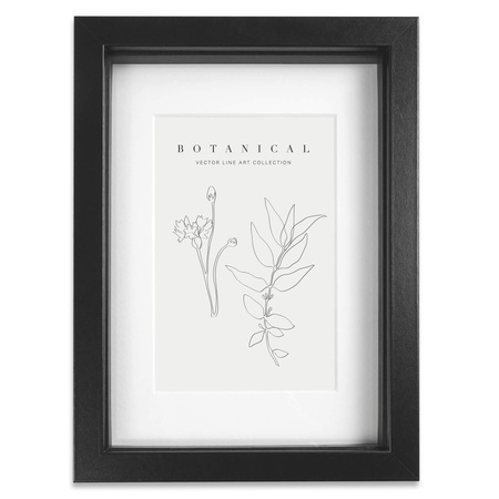 Ramka przestrzenna EXPO 3D Czarna 15x21 cm (10x15cm)