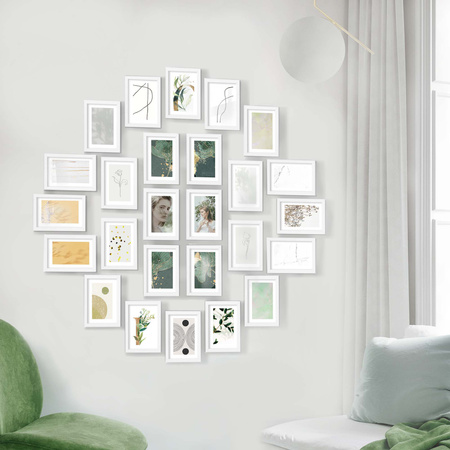 Zestaw białych ramek na 26 zdjęć PINIA 1 GF0037