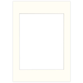 Passe partout 50x70 (40x50) LUCA Q5104 OFF WHITE - BIAŁY