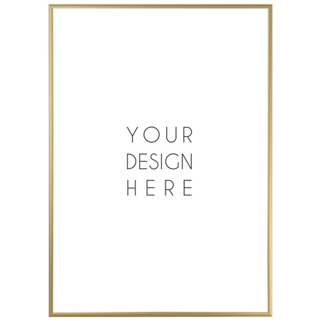 Ramka aluminiowa złota ROYALL 50x70 cm