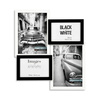 Multirama MULTI BLACK AND WHITE 44 ramka na 4 zdjęcia