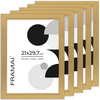 Pakiet złotych ramek 5 szt. FOR Z - 21x29,7 cm