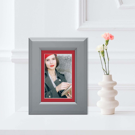 Passe partout 28x35 (20x30) CZERWONY - CAYENNE - LUCA Q5701