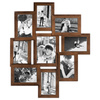 Multirama na 9 zdjęć MULTI HEN 4 ramka na zdjęcia w kolorze brązowym