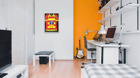 Frame Box II SILVER 60x80 cm aluminiowa ramka do oprawy koszulek sportowych