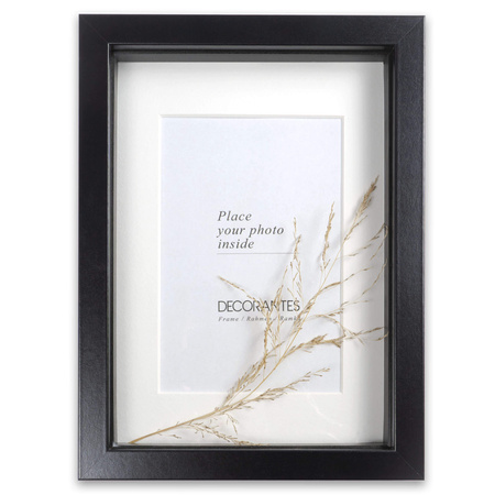 Ramka przestrzenna EXPO 3D Czarna 15x21 cm (10x15cm)