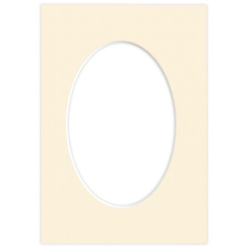 Passe partout 15x21 (10x15) OWAL BEŻOWE BISQUIT - LUCA Q5203
