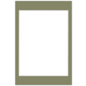 Passe partout 20x30 (18x24) ZIELONE EVERGREEN - LUCA Q5504