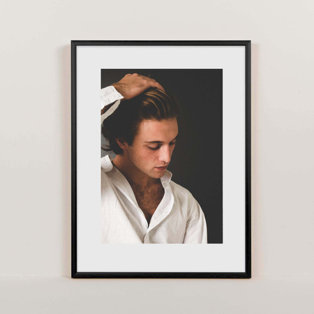 Ramka aluminiowa czarna QAL 30x40 cm