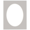 Passe partout 24x30 (18x24) OWAL SZARY - STORM - LUCA Q5305