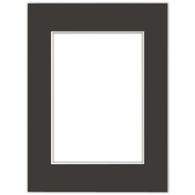 Passe partout 13x18 (9x13) CZARNE BLACK LUCA Q5801