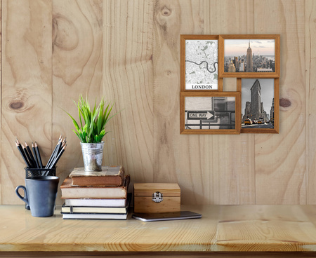 Multirama MULTI BROWN 41 ramka na 4 zdjęcia