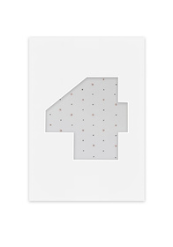 Passe Partout okienko w kształcie CYFERKI "4"